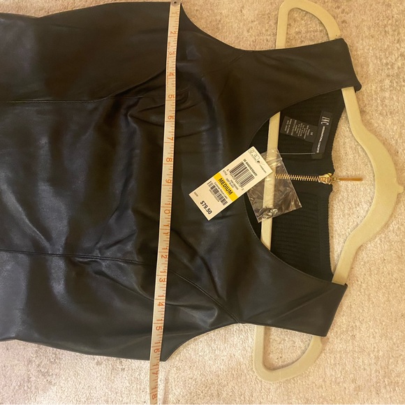 New INC Concepts with tags faux leather tank - Picture 3 of 6